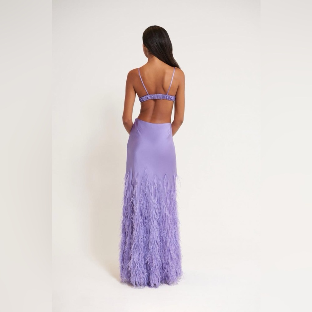 Cult Gaia Raisa Gown in Lilac Purple - Picture 2 of 14